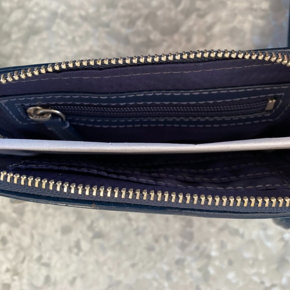 Blue Coach Wristlet - Picture 5 of 8